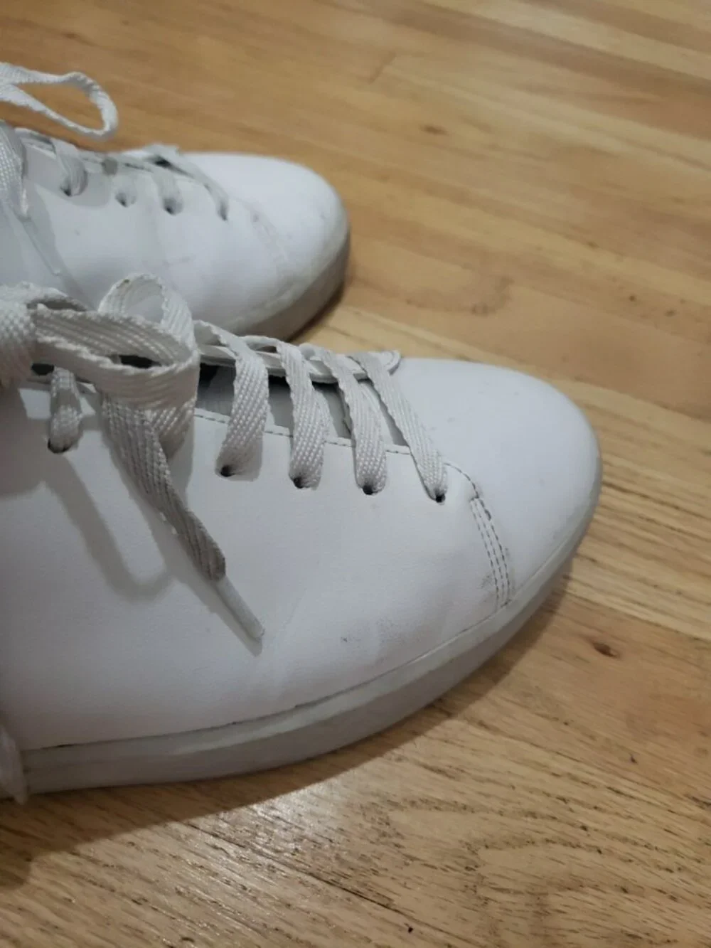 Everlane Releather Tennis Shoe White Unisex W12 M10 Classic Recycled Preppy